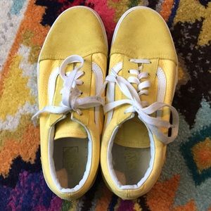vans old skool yellow